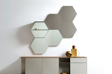 ESAGONI - Wall-mounted metal bookcase by Ronda Design - view 3